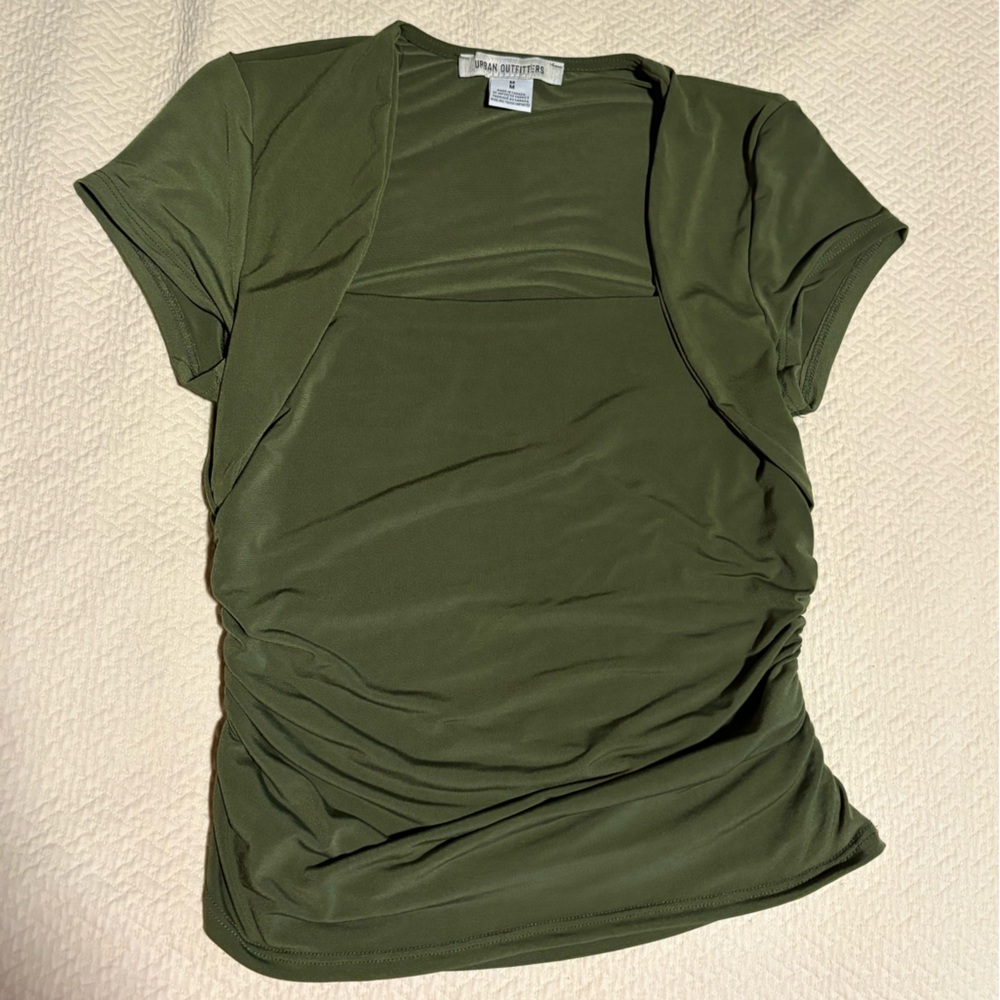 Urban Outfitters Olive Green Chemise